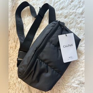 CALPAK Luka Belt Bag in Matte Black NWT